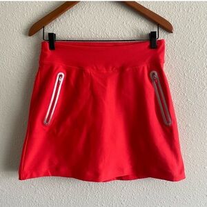 Nike Golf Tour Performance Athletic Red Skirt